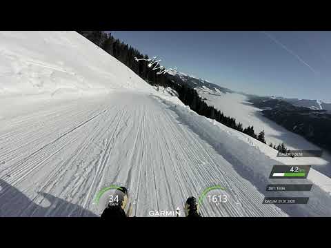 01 01 20 Rodeln in Bramberg am Wildkogel