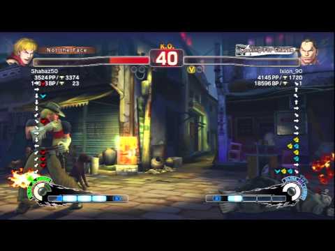 Shabaz50 (Ken) Vs Ixion_90 (Dan) SSF4 AE Ranked Matches - PSN