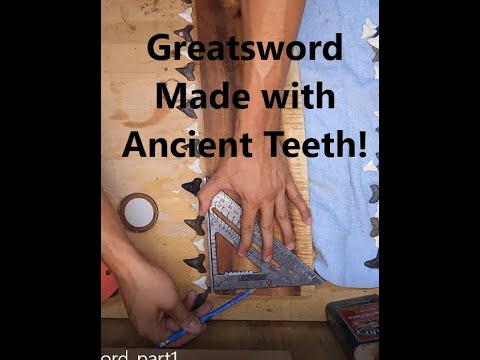 My second Aztec/Hawaiian Greatsword.. The Macuahuitl