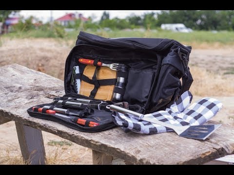 Набор для гриля и пикника СКАУТ СК-0719 из 11 предметов в термосумке-холодильнике, 10,5 л - фото 1 - id-p2764155442