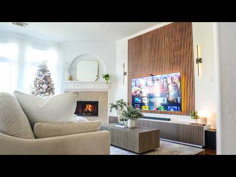 I Built a STUNNING Modern Living Room in Just 4 Days!