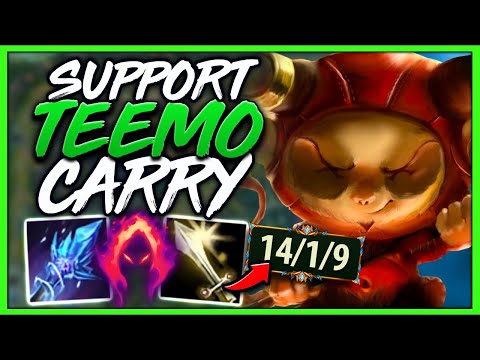 WTF!? TEEMO IS ACTUALLY A GOD-TIER SUPPORT (MASSIVE SNOWBALL) - League of Legends