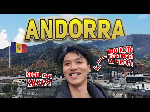 Negara EROPA ini GA Ada Bandara Walau KAYA😱⁉️Explore ANDORRA LA VELLA, Ibu Kota TERTINGGI di Eropa🇦🇩