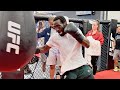 Terence Crawford PUMMELING heavy bag during workout for Errol Spence Jr!