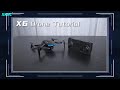 Квадрокоптер RC X6 - дрон з 4K камерою, FPV, барометр, уникнення перешкод, до 15 хвилин в кейсі + злітний майданчик