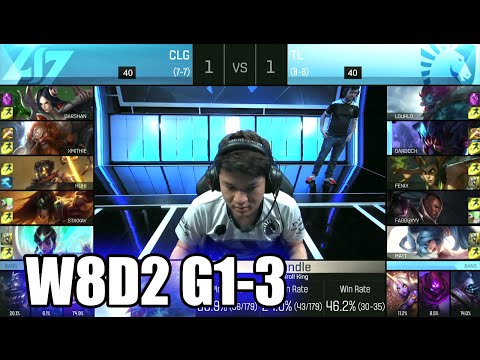 CLG vs Team Liquid | Game 3 S6 NA LCS Summer 2016 Week 8 Day 2 | CLG vs TL G3 W8D2 1080p