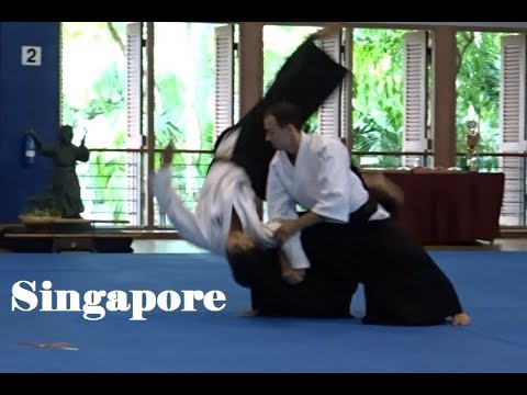 Demonstration at the 10th Youth Aikido Meet - Singapore 2019