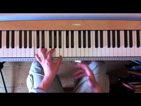 Shell chords for jazz piano left hand
