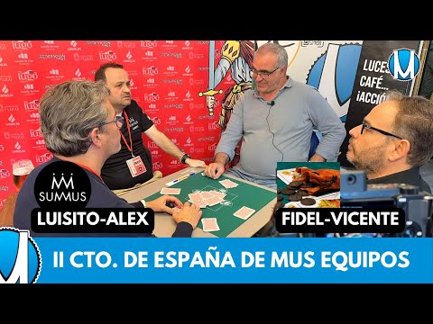Ⓜ️ II Campeonato de España de Mus por Equipos 🔴 FINAL  Mesa 1 #mus