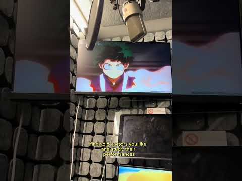 Want to be a voice actor? Here's some tips on getting started! #anime #voiceacting #voiceactor