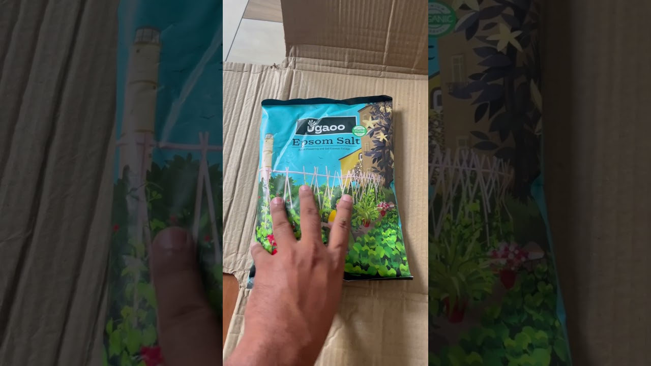 Ugaoo Epsom Salt Unboxing |  Magnisium Sulphate is An Organic Fertiliser #epsomsalts #ugaoo