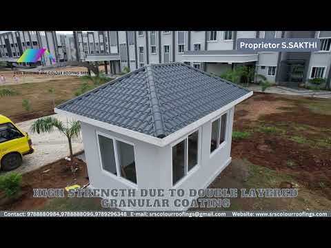 Steel roofing structure