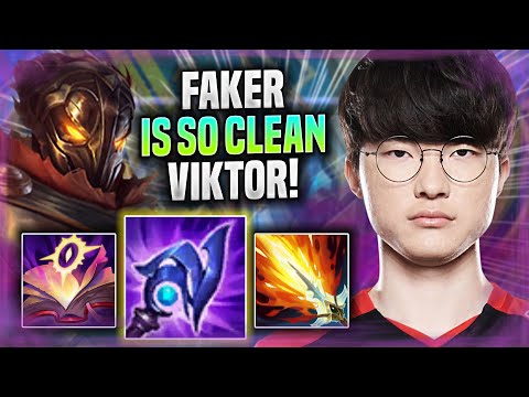 FAKER IS SO CLEAN WITH VIKTOR! - T1 Faker Plays Viktor MID vs Twisted Fate! | Season 2022