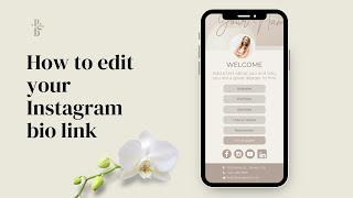 How to edit your Instagram Bio Link template
