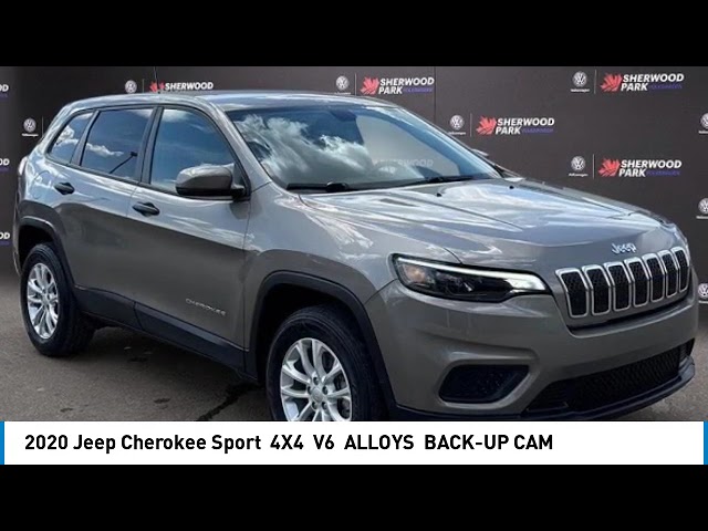 2020 Jeep Cherokee Sport | 4X4 | V6 | ALLOYS | BACK-UP CAM in Cars & Trucks in Strathcona County