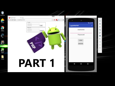 Android App Login With PHP and MYSQL Part 1