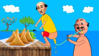 Motu vs Chai Wale Bhaiya  Funny Cartoon 2022  Ajag