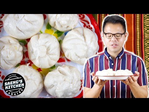 How To Make Galabao | Steamed Buns Lao Food at Saeng's Kitchen