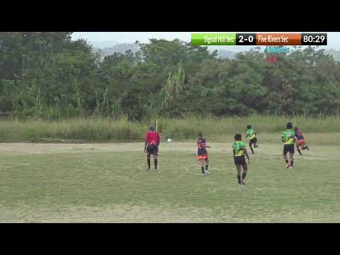 SSFL BIG 5 Girls Semifinals Signal Hill Sec vs Five Rivers Sec @ Signal Hill School Grounds Tobago