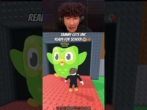 SAMMY GETS UNC READY FOR SCHOOL😭🥀#roblox #stealabrainrot