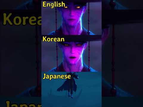 KPOP DEMON HUNTERS in different languages Part 2 | English/ Korean/Japanese #kpopdemonhunters #kpop
