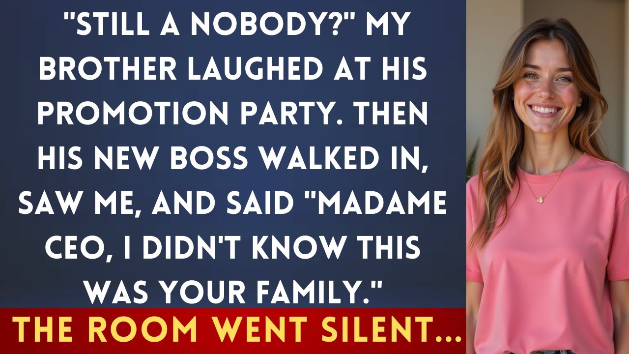 At My Brother's Success Party, They Called Me A Failure—Then His Boss Called Me "CEO"