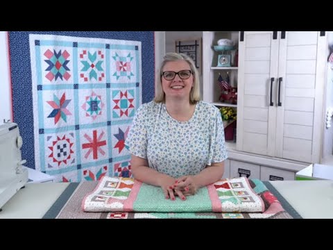 Behind the Seams: Vintage Trim binding tutorial for the Bee Patriotic Quilt!