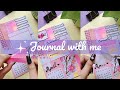 Pink Journal With My Homemade Journal Supplies Asmr Journal