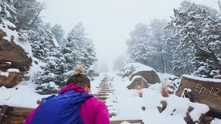 Manitou Incline in SNOW (lots of it) / Tired legs / Ep. 12