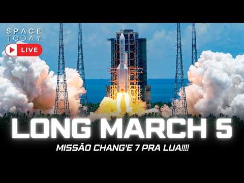 CHINA LANÇA UM ROVER AO POLO SUL DA LUA!!!! – LONG MARCH 5 | CHANG’E 7