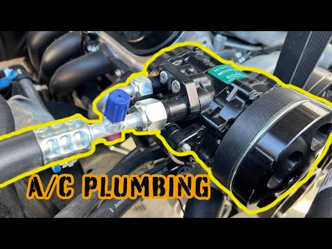 HOW TO LS SWAP YOUR CAR (PART12) A/C PLUMBING & ROUTING