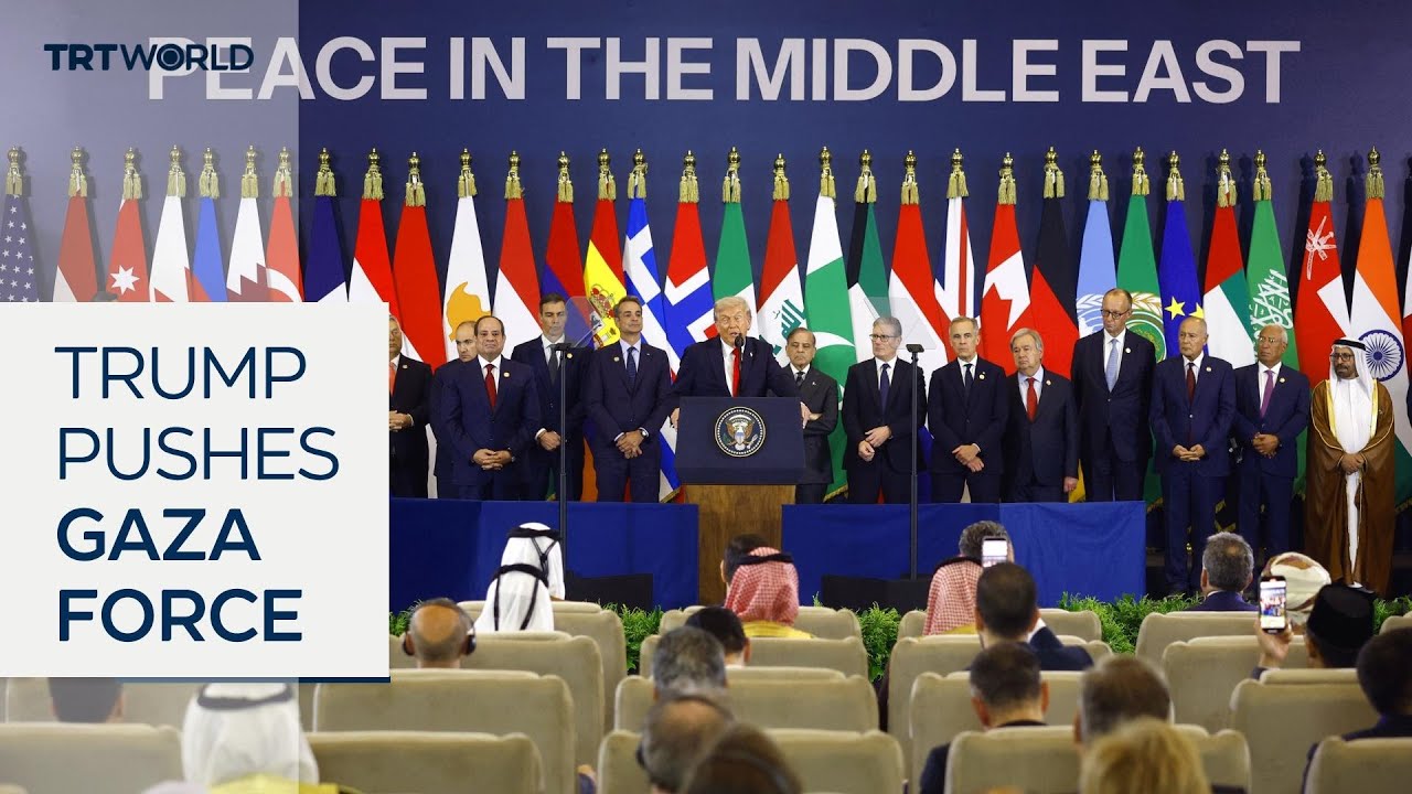 Trump expects intl stabilisation force in Gaza 'very soon'