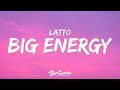 Latto Big Energy Lyrics