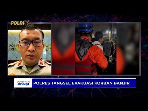 LIVE - KOMPOL BAMBANG ASKAR SODIQ PENANGANAN BANJIR CIPUTAT TIMUR