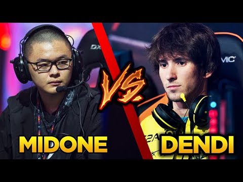 MidOne TOP 1 MMR vs Legend Dendi - EPIC Ember Spirit Battle Dota 2 - BETTER THAN ANA EMBER?