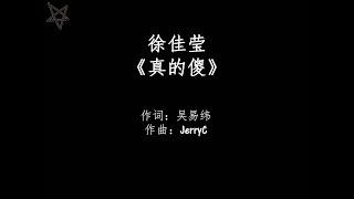 徐佳莹LaLa Hsu-真的傻Foolish Love [拼音+歌词PinYin+Lyrics] 电影《一吻定情》(Fall In Love At First Kiss) 追爱版主题曲