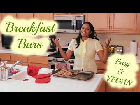 Healthy Breakfast Bars (VEGAN)