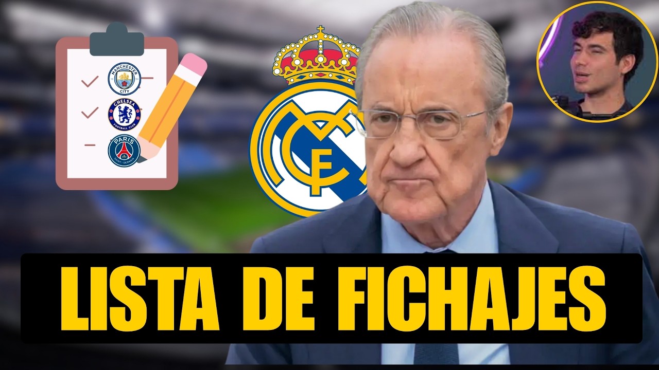 ESTOS SON LOS FICHAJES DE FLORENTINO SI GANA LAS ELECCIONES EN EL REAL MADRID