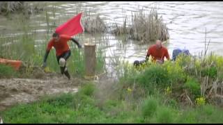 preview picture of video 'Indiana Sprint Spartan Race Laurel, IN, USA Sat, Apr 21st, 2012 almost to the end of the race'