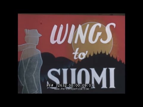 " WINGS TO SUOMI "  PAN AM AIRLINES 1950s FINLAND TRAVELOGUE   HELSINKI   LAPLAND    72632