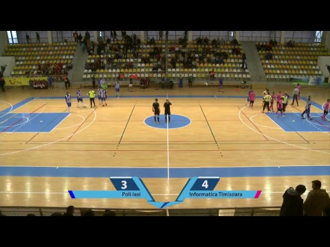 Futsal LIVE: Final Four Cupei României | Poli Iasi - Informatica Timisoara