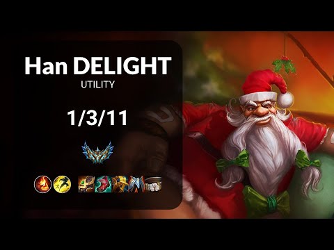 Han Delight Gragas vs Pyke UTILITY - KR  Patch 14.15