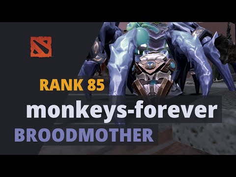 monkeys-forever (Rank 85) plays Broodmother Dota 2 Full Game