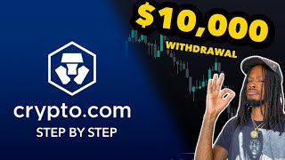 How To Withdraw Forex Profits Using Crypto.com | $10,000 Withdrawal