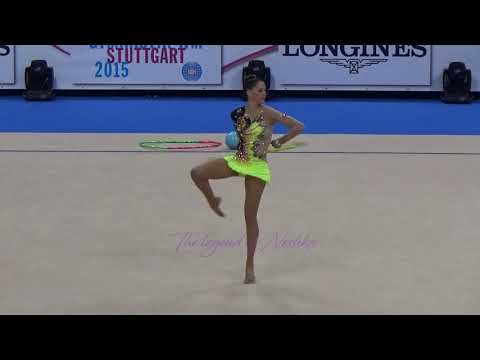 Carolina RODRIGUEZ (ESP) hoop - 2015 Stuttgart worlds Qualifs