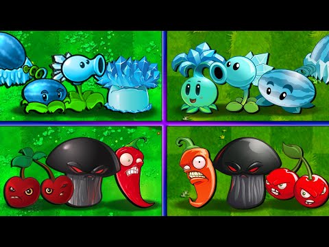 Random Team Plant PvZ 1 vs PvZ 2 - Who's Noob Team? - Plant vs Team Plant