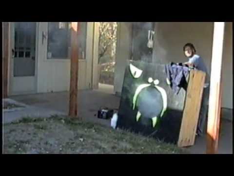 Giant Smoke Ring Generator for Halloween