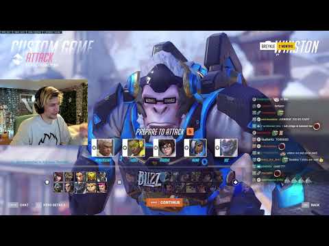 xQc Plays in OVERWATCH 2 TOURNAMENT (The Trevor Project) | Part 1