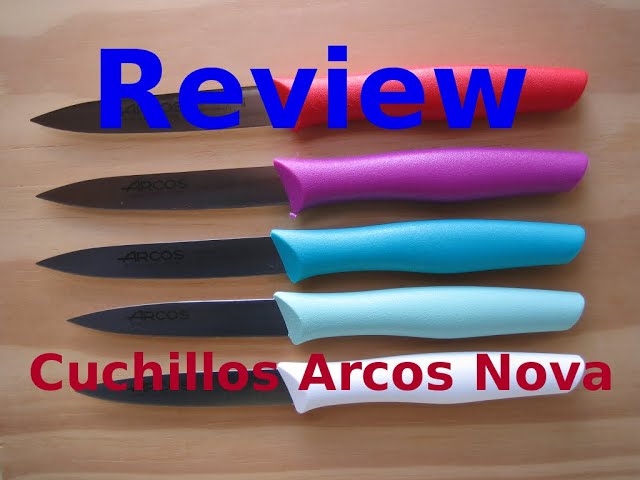 Vídeo relacionado con Arcos Serie Universal - Cuchillo Cocinero - Hoja de Acero Inoxidable NITRUM 100 mm - Mango de Polioximetileno (POM) Color Negro