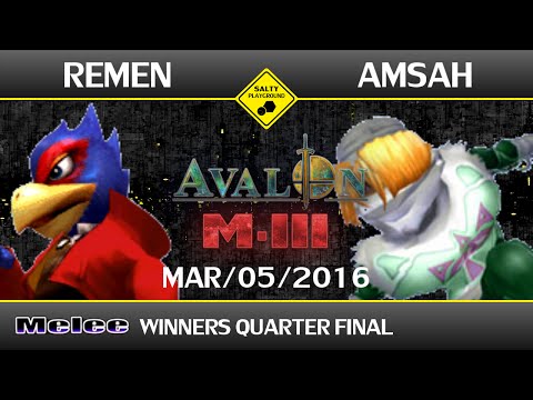 Avalon M-III - LLL.Remen (Falco) Vs JJ | Amsah (Sheik) - SSBM Singles Winners Quarter Final